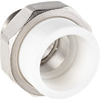 Комбинированная муфта VALFEX PP-R белая, разъем 40х1 1/4 дюйма НР 10156032 127-0229