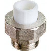 Комбинированная муфта VALFEX PP-R белая, разъем 20х1 дюйма НР 10156125 127-0222