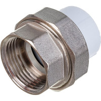 Комбинированная муфта VALFEX PP-R белая, разъем 25х1 дюйма ВР 10155225 127-0213