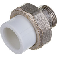 Комбинированная муфта VALFEX PP-R белая, разъем 25х3/4 дюйма НР 10156020 127-0224