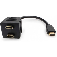 Разветвитель Cablexpert HDMI HD19F/2x19F, 1 компьютерный 2 монитора, пасcивный, Full-HD, 3D, 1.4v DSP-2PH4-002