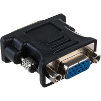 Переходник Cablexpert 29M/15F, черный, пакет A-DVI-VGA-BK