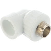 Комбинированный угольник VALFEX PP-R белый, 32х3/4 дюйма НР 10126132 127-0596