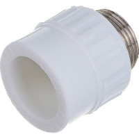 Комбинированная муфта VALFEX PP-R белая, 32х1 дюйма НР 10130032 127-0243