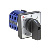 Кулачковый переключатель для вольтметра EKF PROxima ПК-1-64 10А pk-1-64-10
