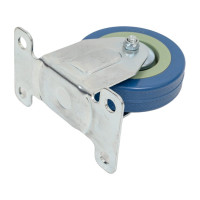 Колесо серая резина неповоротное FCG93 75 мм MFK-TORG 3052075