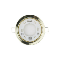 Ультратонкий встраиваемый светильник Uniel GX53/H2 GOLD 10 PROM UL-00005053