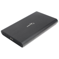 Внешний корпус Gembird USB 3.0 для 2.5" HDD/SSD, порт MicroB, SATA III, металл, чёрный, EE2-U3S-50