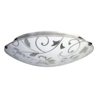 Светильник Элетех Эрика 300 НПБ 01-2х60-139 М16 ИУ матовый белый/клипсы золото 1005204380