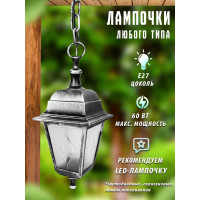 Садово-парковый светильник Camelion Адель черный+серебро PP4205 C42 НСУ 04-60-001 У1