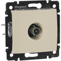 Розетка Legrand TV (телевизионная) Legrand Valena проходная слоновая кость 774331