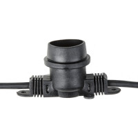 Гирлянда Uniel UDL-K111 80/E27/20M IP65 BLACK BELT-LIGHT Белт-Лайт, 20м + 1,5м сетевой шнур UL-00006441