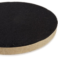 Полировальный самоклеющийся фетровый Круг 125 мм 10 мм AV Steel AV-822510