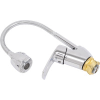 Смеситель для кухни G-lauf с гибким гофрированным изливом, хром 8G4-E181