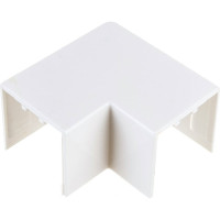 Поворот EKF 90 градусов 25х25 4 шт Plast PROxima Белый abw-25-25x4