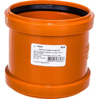 Соединительная муфта наружной канализации RTP 110 мм 36697