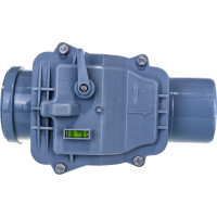 Обратный канализационный клапан RTP 110 мм, серый 11339