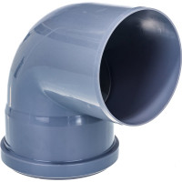 Канализационный отвод RTP 110 мм, 87 градусов, серый 36670
