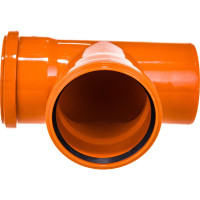 Тройник для наружной канализации RTP D 110х110 мм, 87 град 36511
