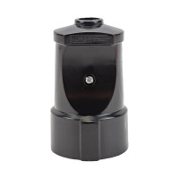 Кабельная розетка TDM ELECTRIC 2П без заземления, 10А, 250B, черная SQ1806-0130