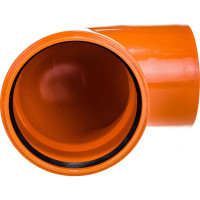 Отвод наружной канализации RTP 160 мм, 87 градусов 36886