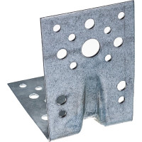 Крепёжный усиленный уголок КРЕП-КОМП KUU-90х90х65х2 мм 25 шт куу9065-25