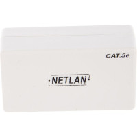 Кабельный соединитель NETLAN IDC-IDC, категория 5e, неэкранированный, белый, 10шт. EC-UCB-IDC-UD2-WT-10