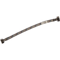 Подводка для воды СТМ сталь, 1/2", гайка-гайка, 30 cм CWFHF030