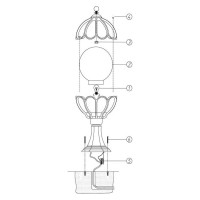 Ландшафтный светильник MAYTONI Outdoor O024FL-01G