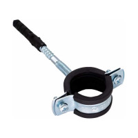 Металлорезиновый хомут с дюбелем и шурупом СТМ 1-1/4 38-43 мм CHSR0114