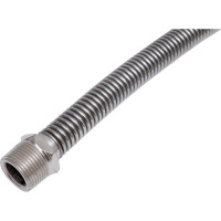 Подводка для газа СТМ ГАЗ сильфонная, 3/4", гайка-штуцер, 150 см CGHM3415