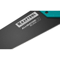Ножовка для точного реза Kraftool "Alligator BLACK", 400 мм, 11 TPI 3D зуб, 15205-40