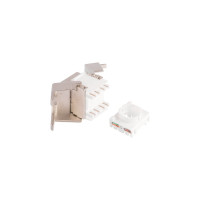 Модуль Keystone NIKOMAX категория 5е, RJ45/8P8C, металлик NMC-KJSD2-ET-MT