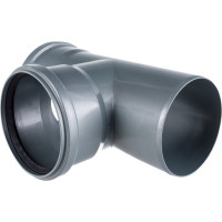 Канализационный тройник АТЛАС ПЛАСТ 90 градусов DN 110 SPCT90110110