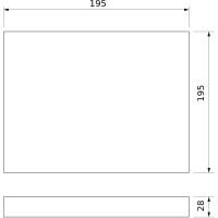 Светодиодный стационарный светильник Elektrostandard DLS034 18W 4200K a043017