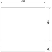 Светодиодный стационарный светильник Elektrostandard DLS034 24W 4200K a043018