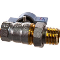 Шаровой кран СТМ СТАНДАРТ 1/2", с накидной гайкой, бабочка CWAFM012