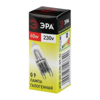Галогенная лампа  ЭРА G9 JCD 60 230V CL капсула, 60Вт, нейтральный, G9 C0027370