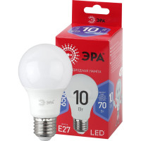 Светодиодная лампа ЭРА LED A6010W865E27 R, груша, 10Вт, холодный, E27  Б0045324