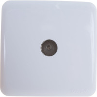 Розетка ТВ Lezard VIOLA оконечная, белый 751-0200-130