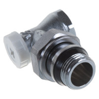 Радиаторный запорный угловой клапан IVANCI со стопорным кольцом 1/2" IVC.103004.N.03