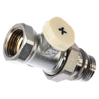 Радиаторный запорный прямой клапан IVANCI со стопорным кольцом 1/2" IVC.103002.N.03