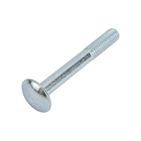 Мебельный болт с усом Element DIN 607 8x60 белый цинк 20 шт 244340