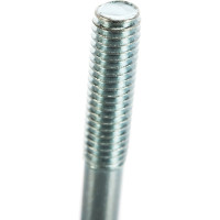 Мебельный болт с усом Element DIN 607 6x40 белый цинк 40 шт 244310