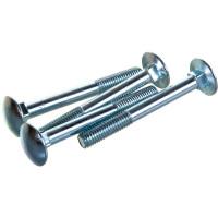 Мебельный болт Element DIN 603 8x70 белый цинк 15 шт 102790
