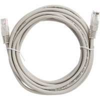Патчкорд AOpen/Qust литой UTP кат.5е 5м серый ANP511-5M