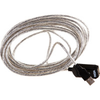 Удлинительный активный кабель-адаптер VCOM USB2.0-repeater Am-Af, 5м VUS7049-5M