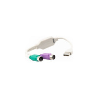Кабель-адаптер VCOM USB A - 2xPS/2 VUS7057