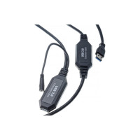 Удлинительный активный кабель-адаптер VCOM CU827 USB 3.0-repeater, Am-Af, 10м CU827-10M