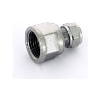 Муфта обжим Tiemme В 10х1/2', хромированная 1130005